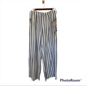 Aratta Silent Journey Wide Leg Pants Anthropologie